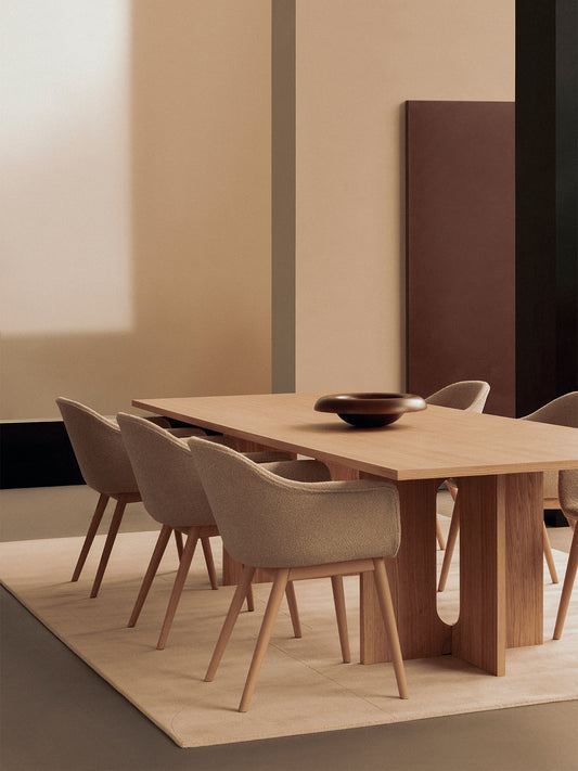 Harbour Dining Chair, Wooden Base