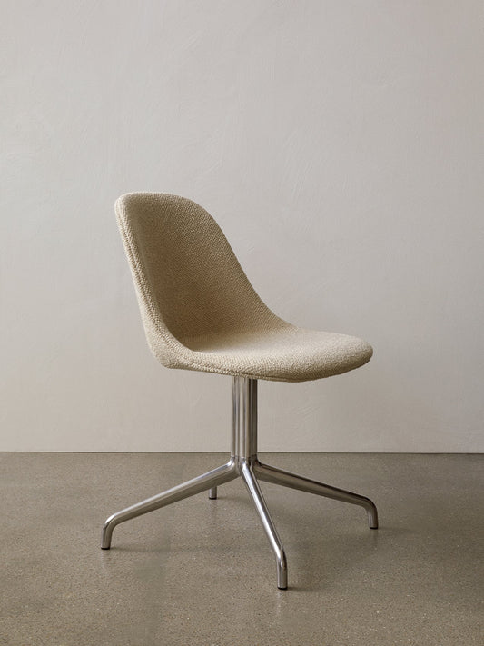 Harbour Side Dining Chair, Polished Aluminium Star Base