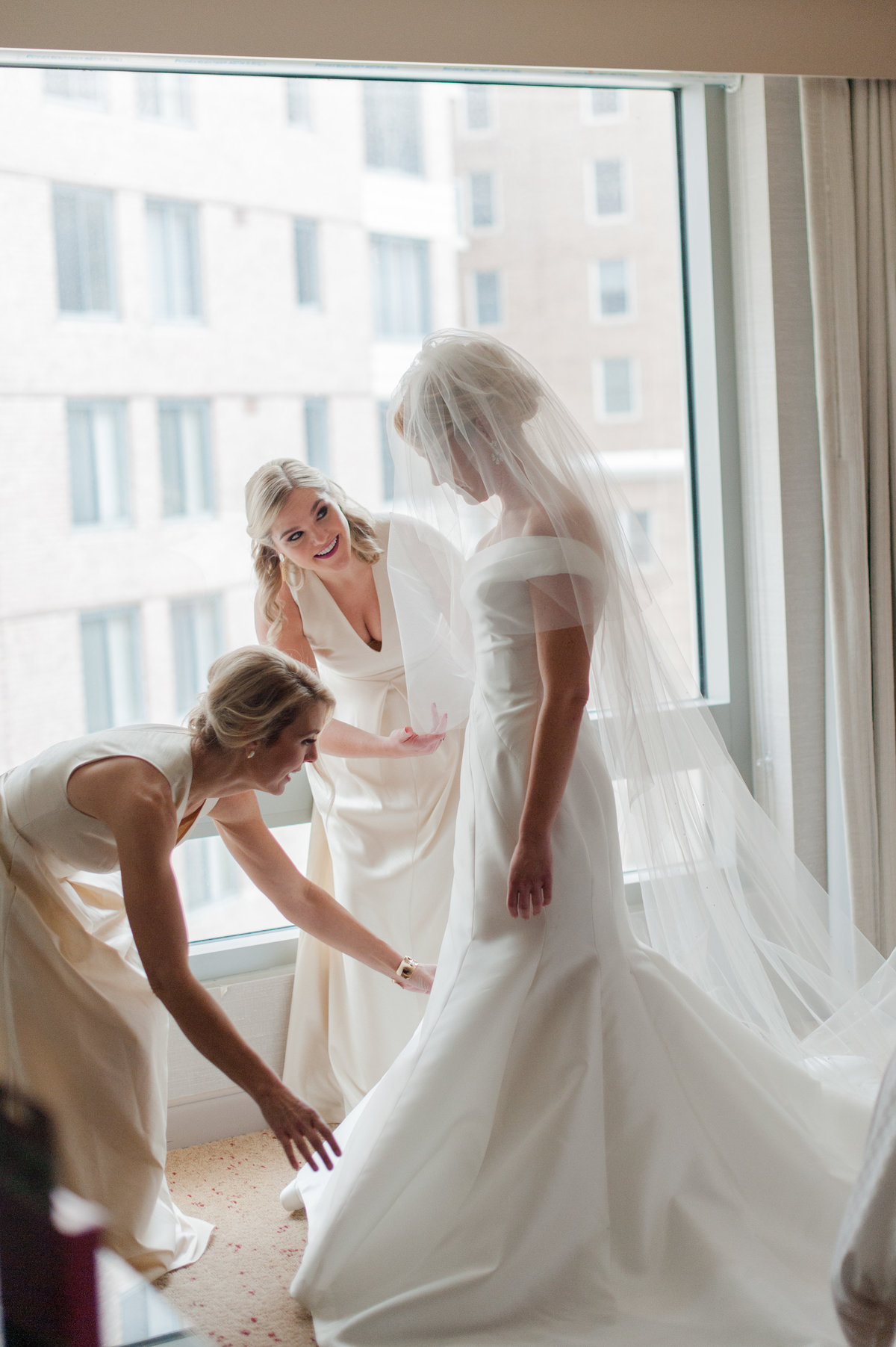 Bride and groom at Washington Golf and Country Club luxury Washington DC wedding