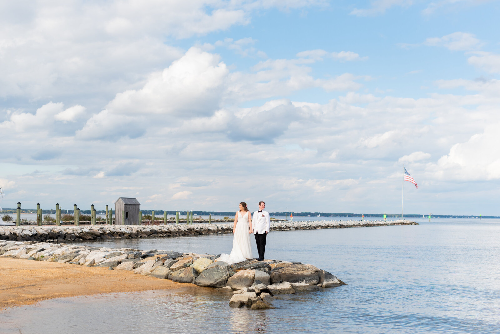 Luxury Virginia Wedding at Herrington on the Bay wedding venue