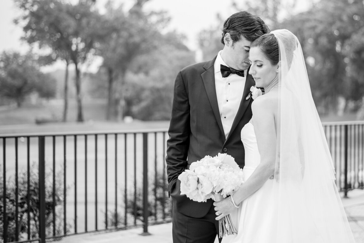 Bride and groom at Congressional Country Club wedding day for iconic Washington DC wedding celebration