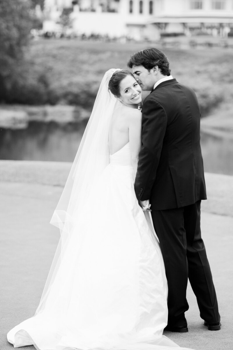 Bride and groom taking photos on their Congressional Country Club Washington DC wedding day