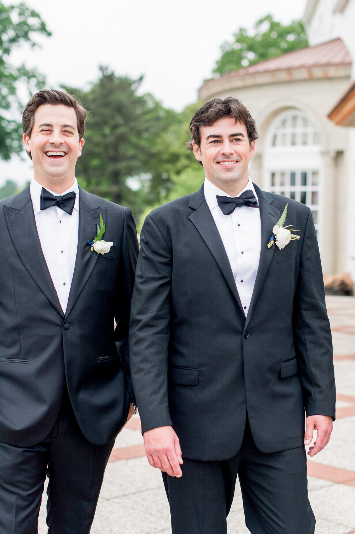 Bride and groom at Congressional Country Club wedding day for iconic Washington DC wedding celebration