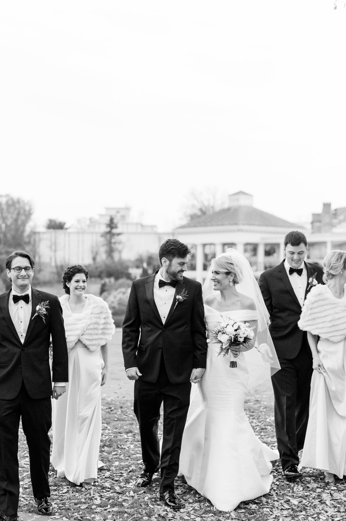 Bride and groom at Washington Golf and Country Club luxury Washington DC wedding