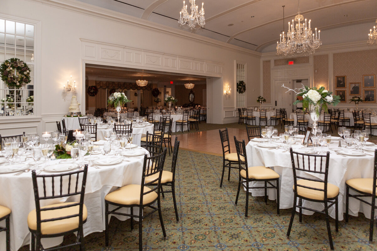 Bride and groom at Washington Golf and Country Club luxury Washington DC wedding