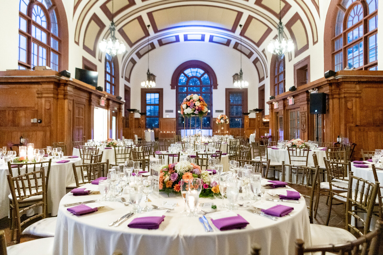 Bride and groom at Snug Harbor wedding during New York City Wedding Day