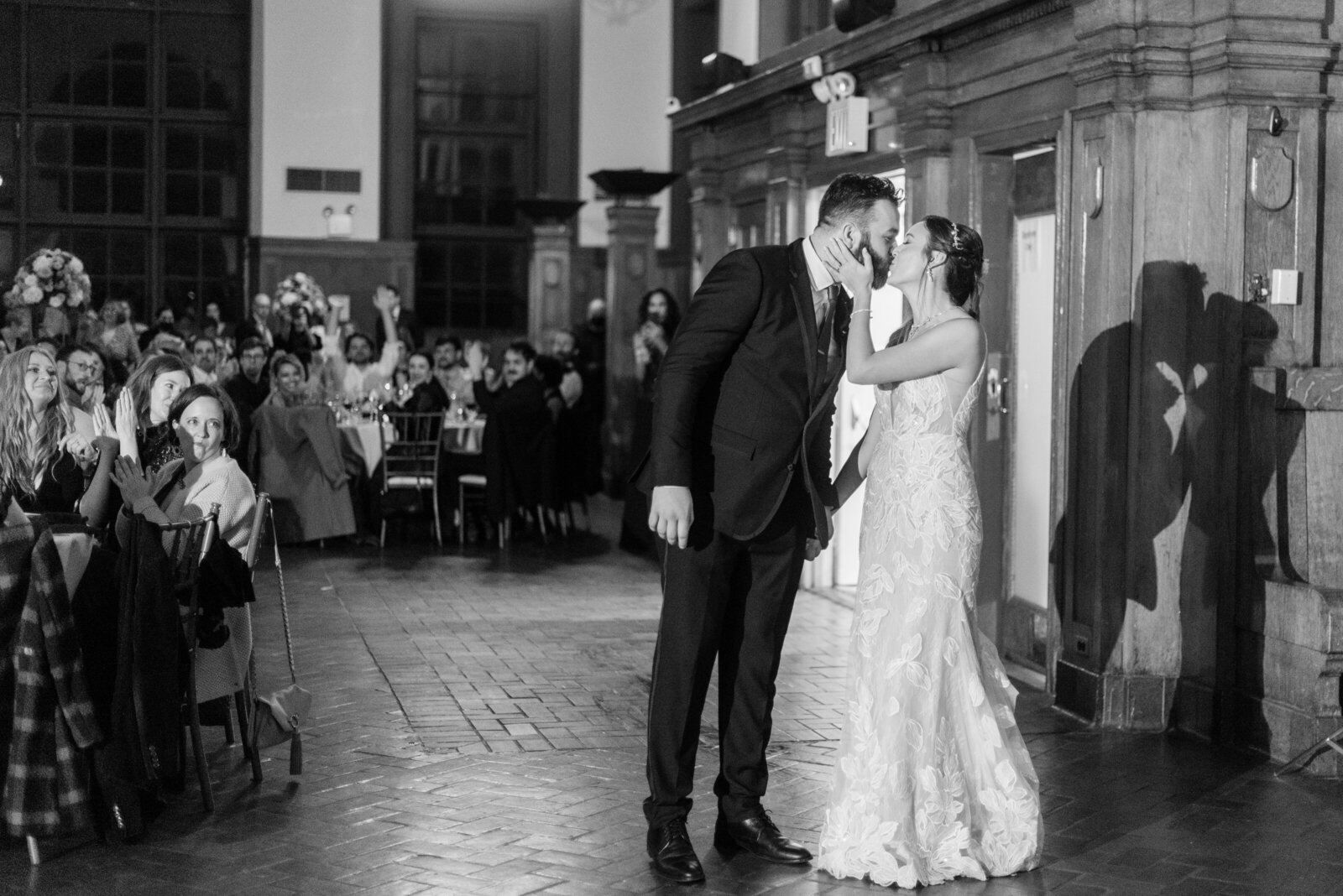 Bride and groom at Snug Harbor wedding during New York City Wedding Day