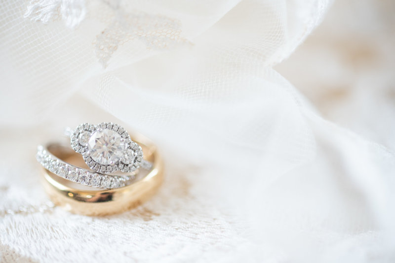 wedding rings at Poplar Springs Manor wedding on luxury washington dc wedding day