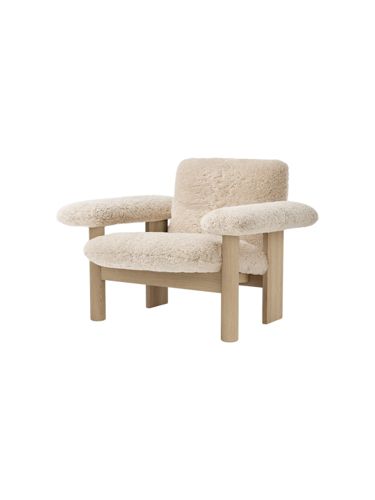 Brasilia Lounge Chair, Low Back, Sheepskin